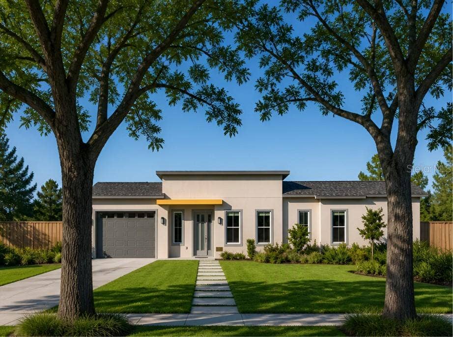 Tampa, FL 33604 House designed and positioned on the lot