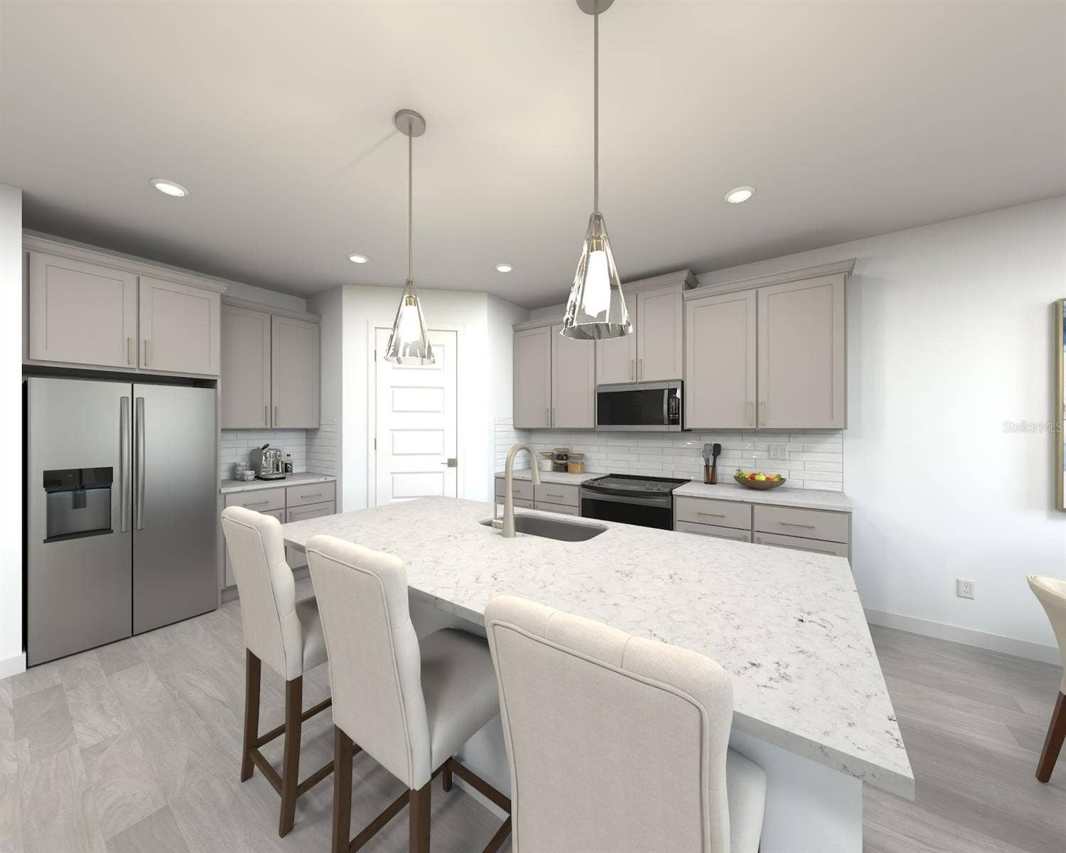 Welcome to Coasterra, a thoughtfully designed home that offers the perfect blend of comfort, style, and functionality. This inviting floorplan features four spacious bedrooms, two full baths, and a versatile family room, providing plenty of space for both everyday living and special occasions. The open-concept kitchen seamlessly connects to the dining area and great room, creating a warm and welcoming atmosphere that's ideal for gathering with family, entertaining guests, or simply enjoying life at home. With its modern layout and flexible living spaces, Coasterra is designed to fit your lifestyle and provide the perfect place to create lasting memories.