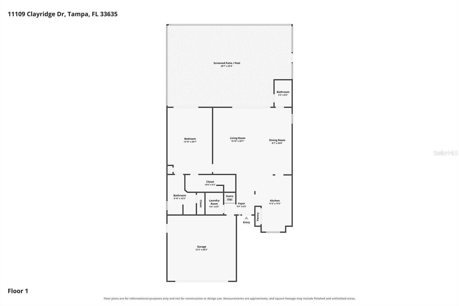 11109 CLAYRIDGE DRIVE, Tampa, FL 33635