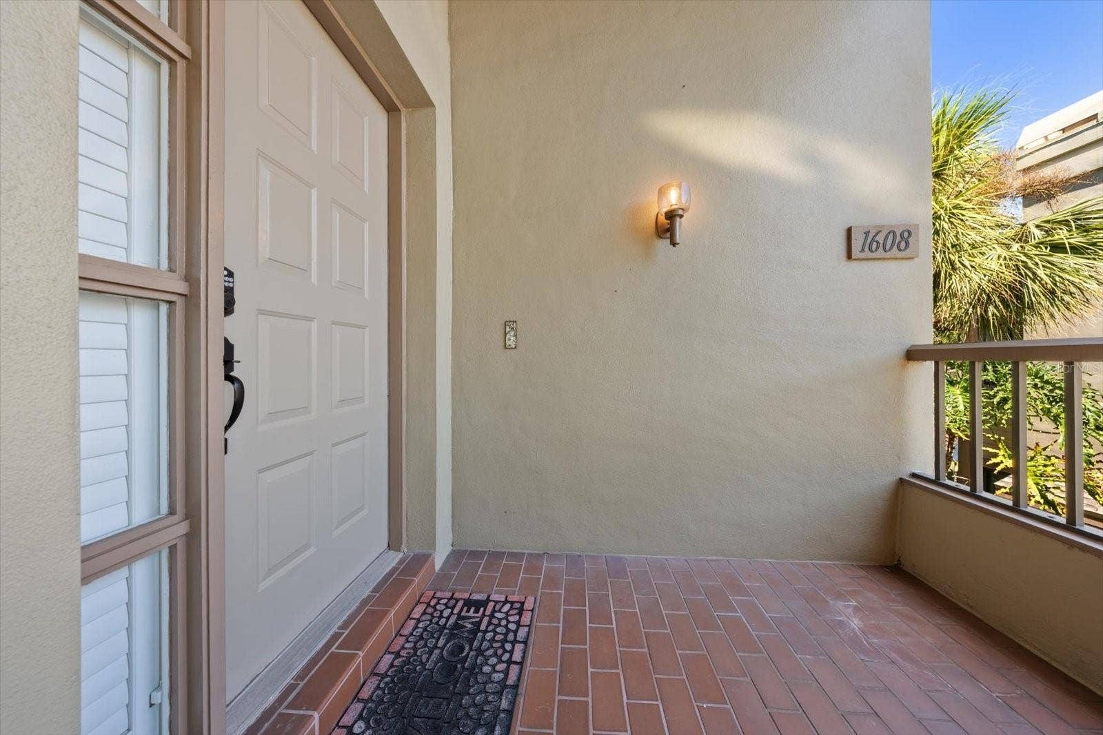 3079 LANDMARK BOULEVARD, #1608, Palm Harbor, FL 34684 Front Entry To Home