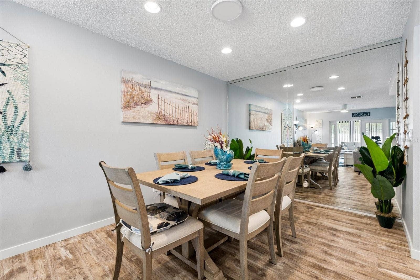 Spacious dining Room which opens to the living room