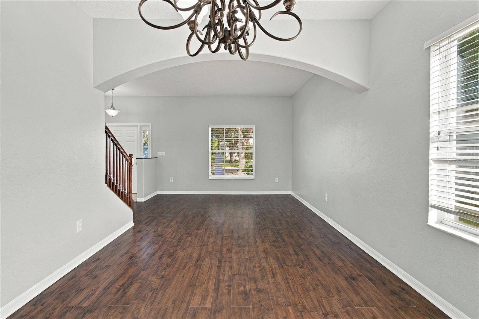 525 POWDER VIEW DRIVE, Ruskin, FL 33570 Dining Room with plenty of natural light and chandelier