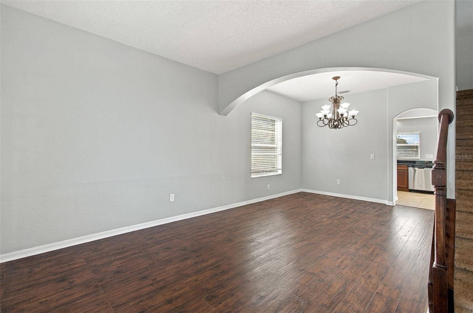 525 POWDER VIEW DRIVE, Ruskin, FL 33570 Dining Room and Living Room
