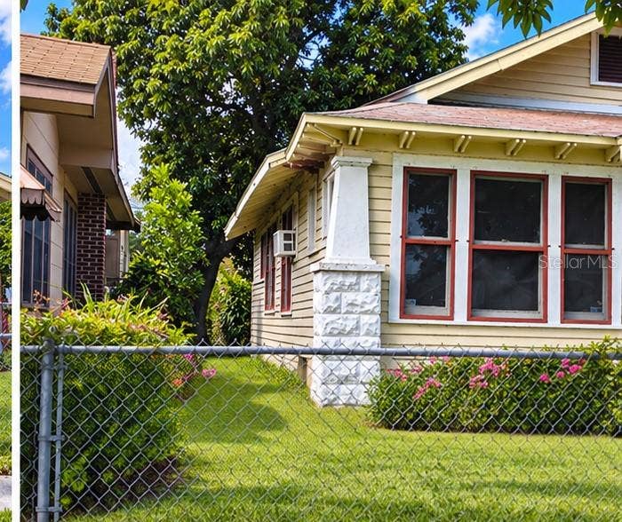 1511 19TH AVE AVENUE S, St Petersburg, FL 33705 Front right of property - virtually landscaped