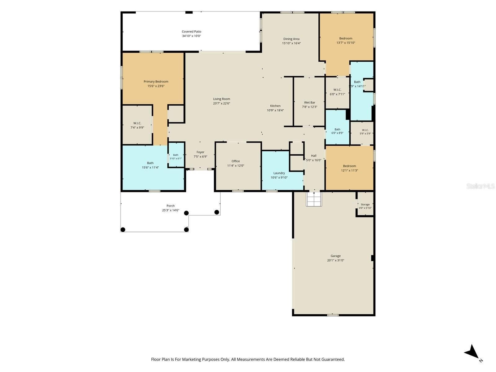 4477 MAJESTIC HILLS LOOP, Brooksville, FL 34601 Floor Plan