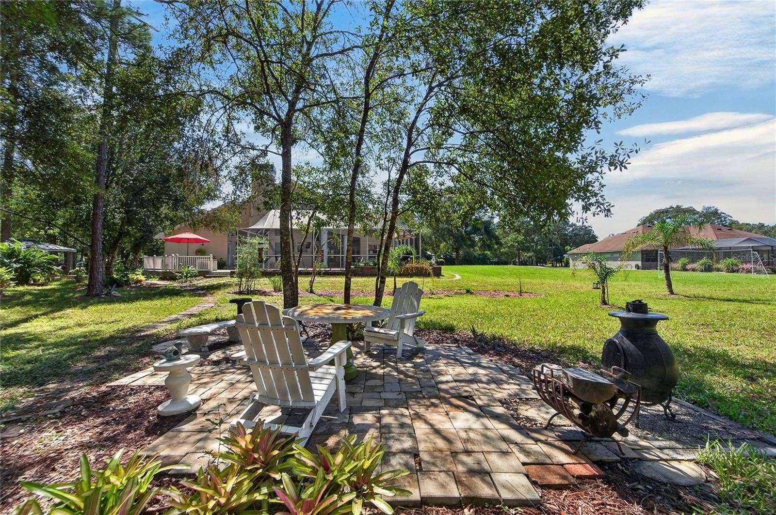 28329 LINDENHURST DRIVE, Wesley Chapel, FL 33544 Outside Firepit
