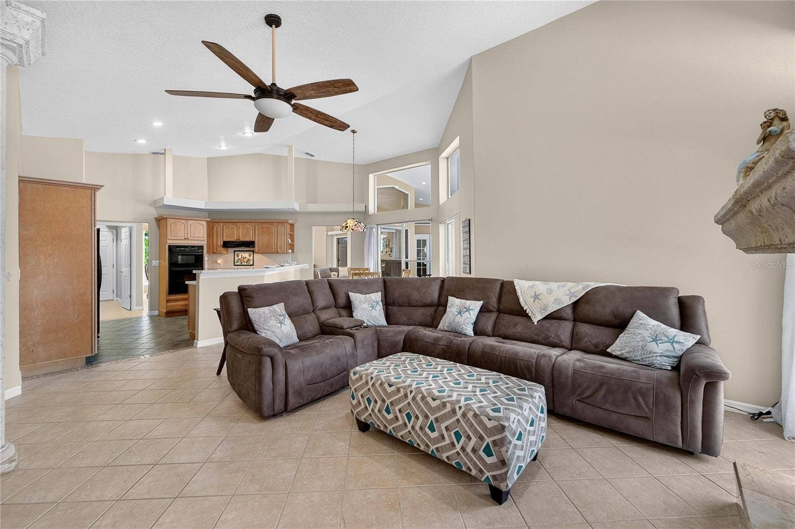 28329 LINDENHURST DRIVE, Wesley Chapel, FL 33544 Family room is open to the kitchen