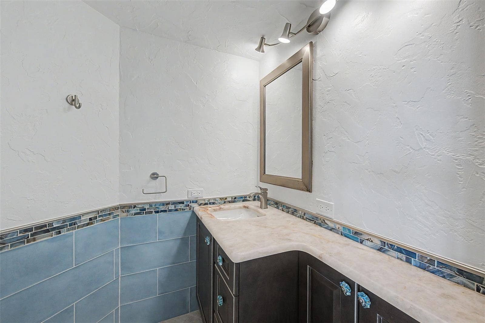 Powder room off the Kitchen