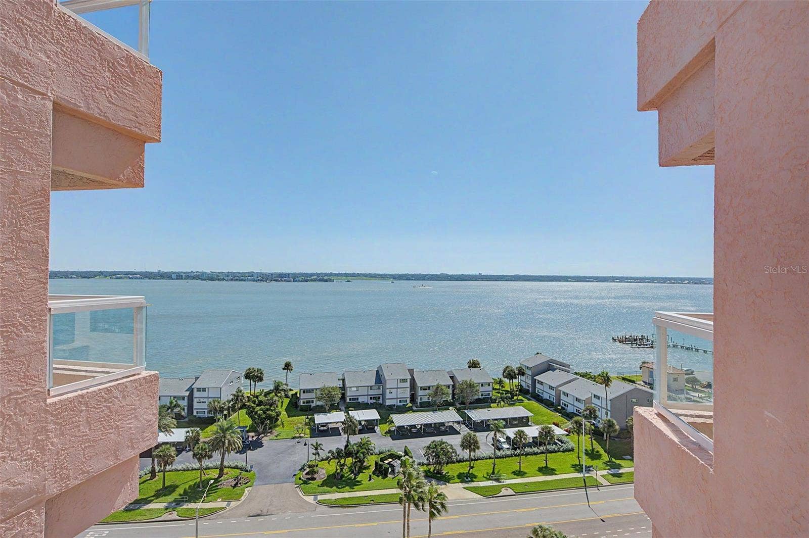 View from your smaller third balcony off the Kitchen