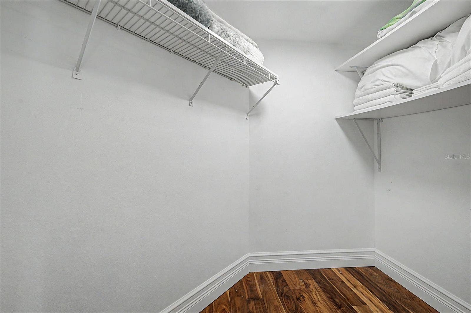 Second bedroom walk-in closet