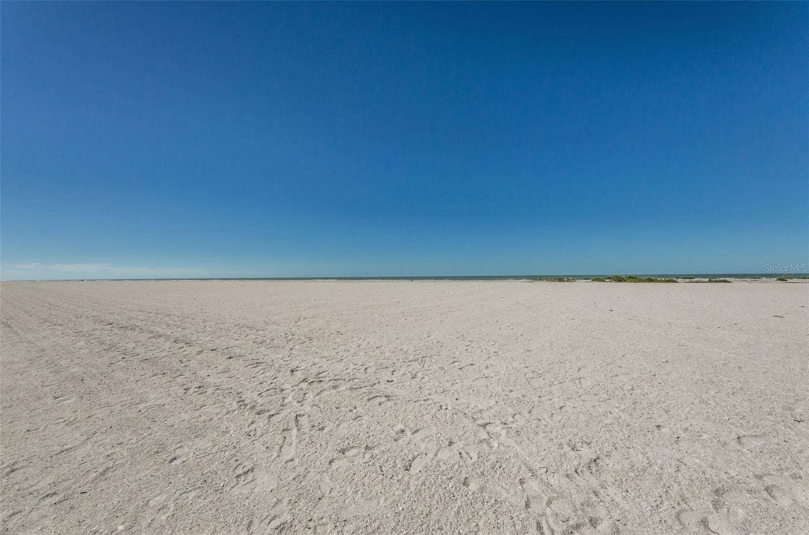 The sugary sands of the Beach at Sand Key