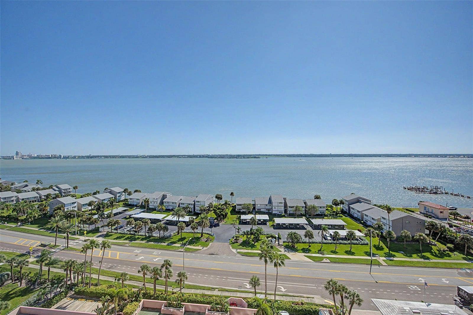 View of the Bay and Intracoastal from the second bedroom balcony!