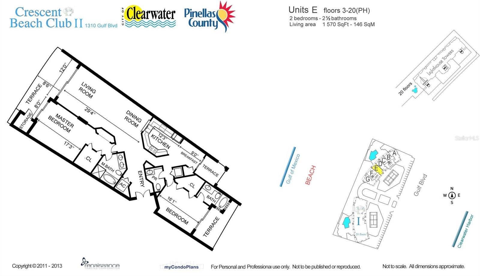 1310 GULF BOULEVARD, #14E, Clearwater, FL 33767