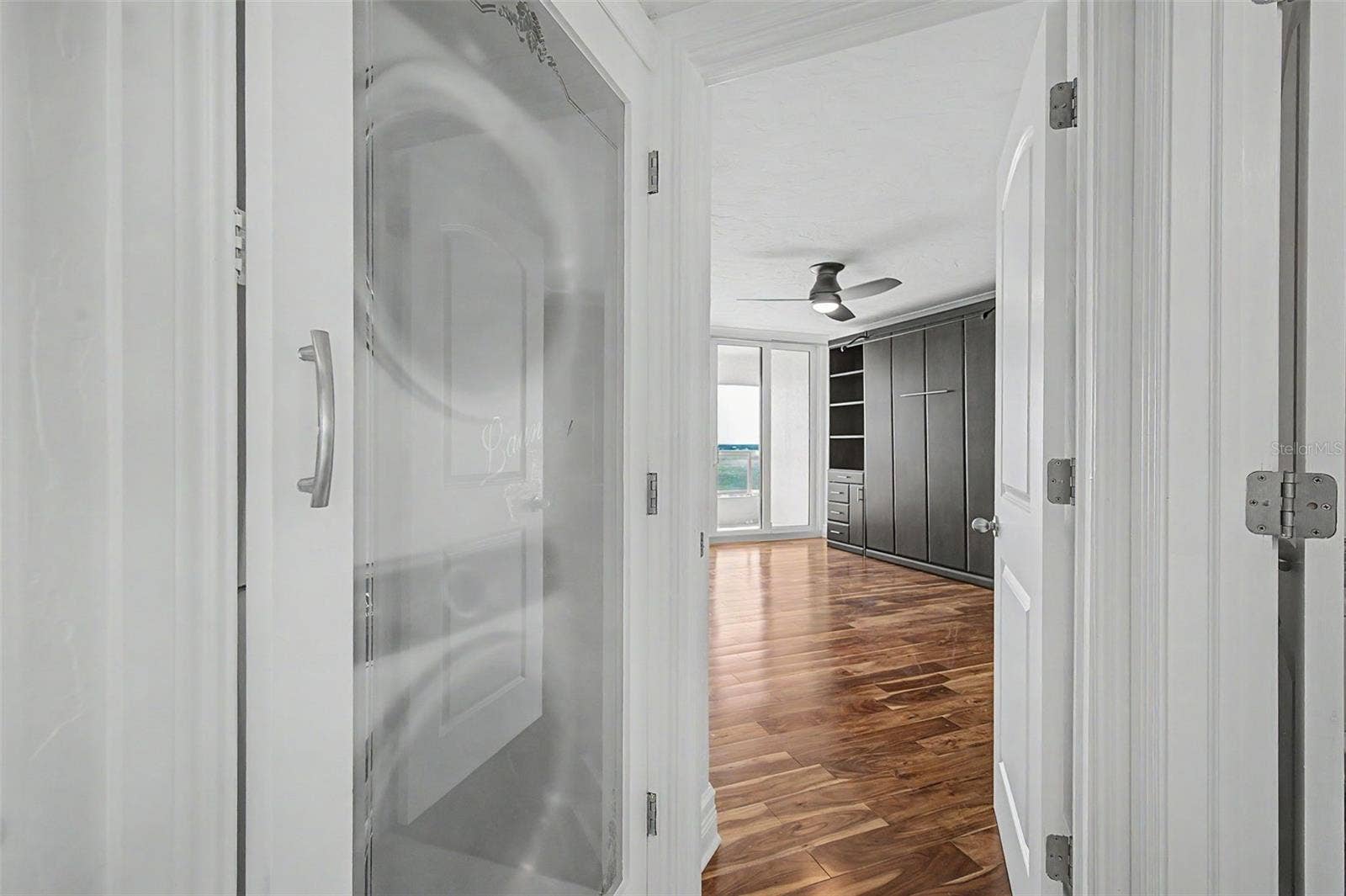 Laundry closet off the Kitchen