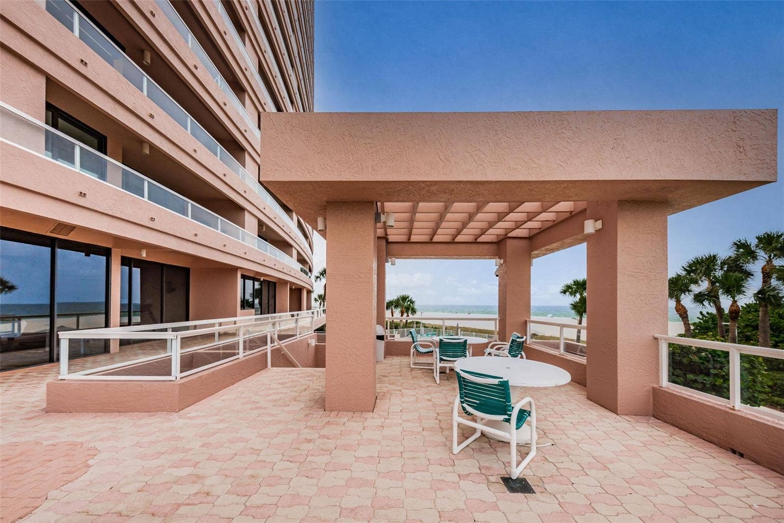Patio area outside the Clubroom
