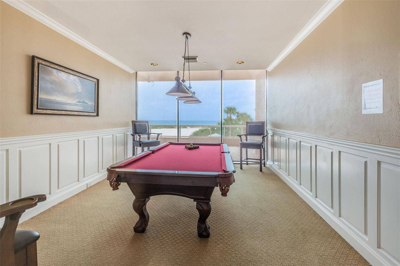 Billiards room