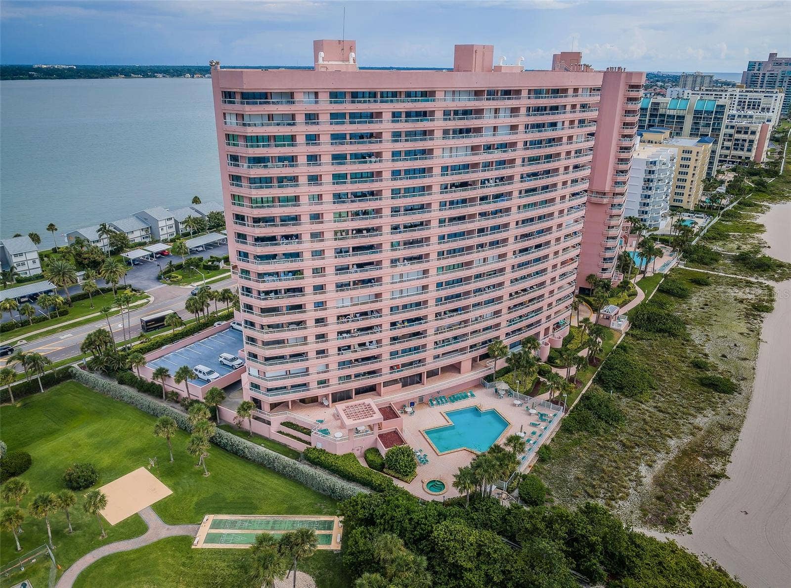 Private pools for each building!
