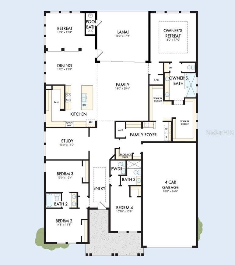18050 FOXTAIL LOOP, Venice, FL 34293 Floor Plan