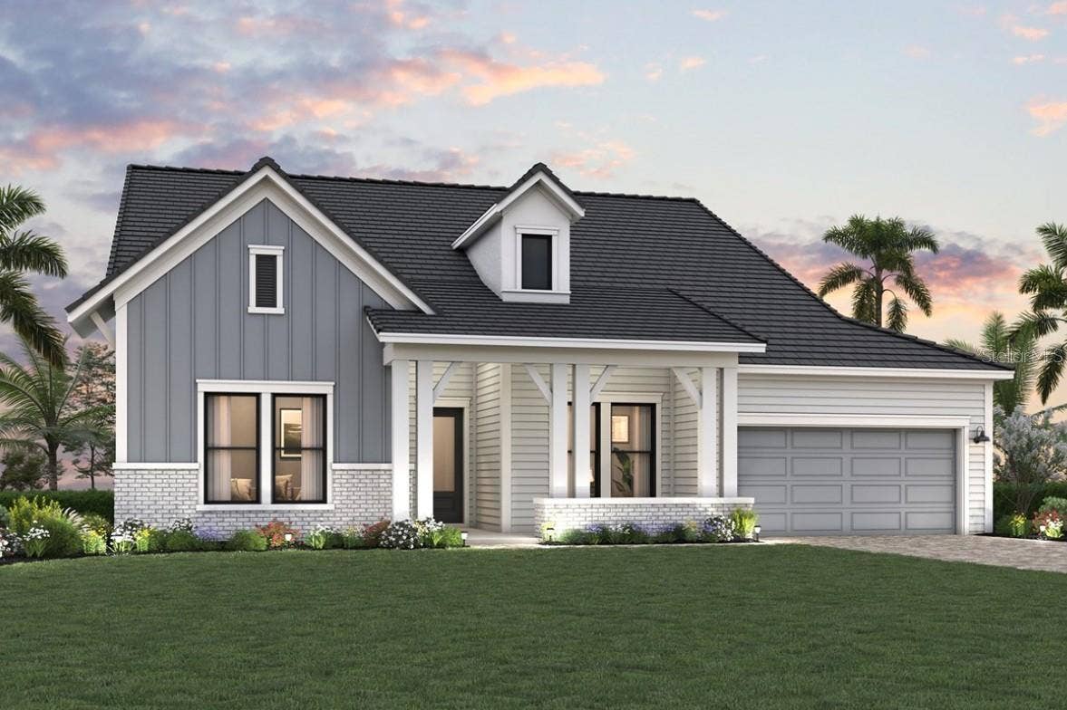 18050 FOXTAIL LOOP, Venice, FL 34293 Front Exterior Rendering **Paint Colors May Vary
