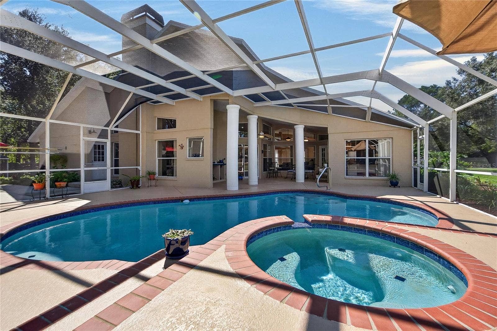 0 LINDENHURST DRIVE, Wesley Chapel, FL 33544 Pool deck and covered patio