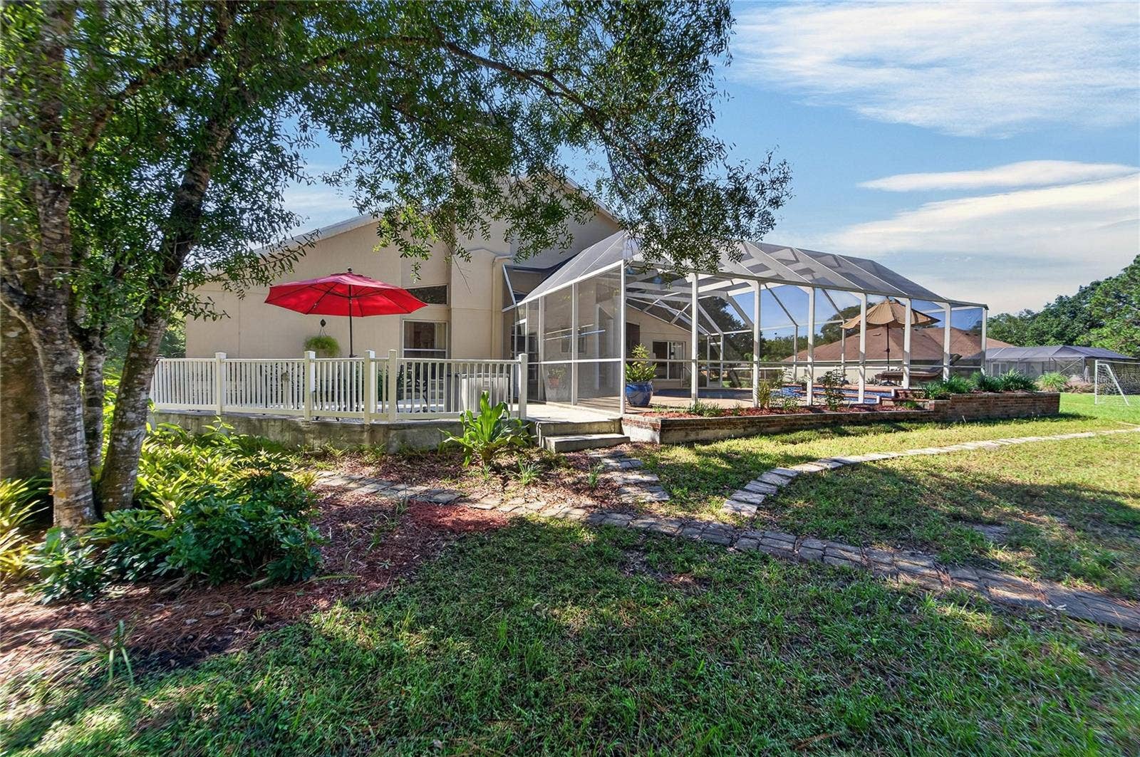 0 LINDENHURST DRIVE, Wesley Chapel, FL 33544 Back view of pool area