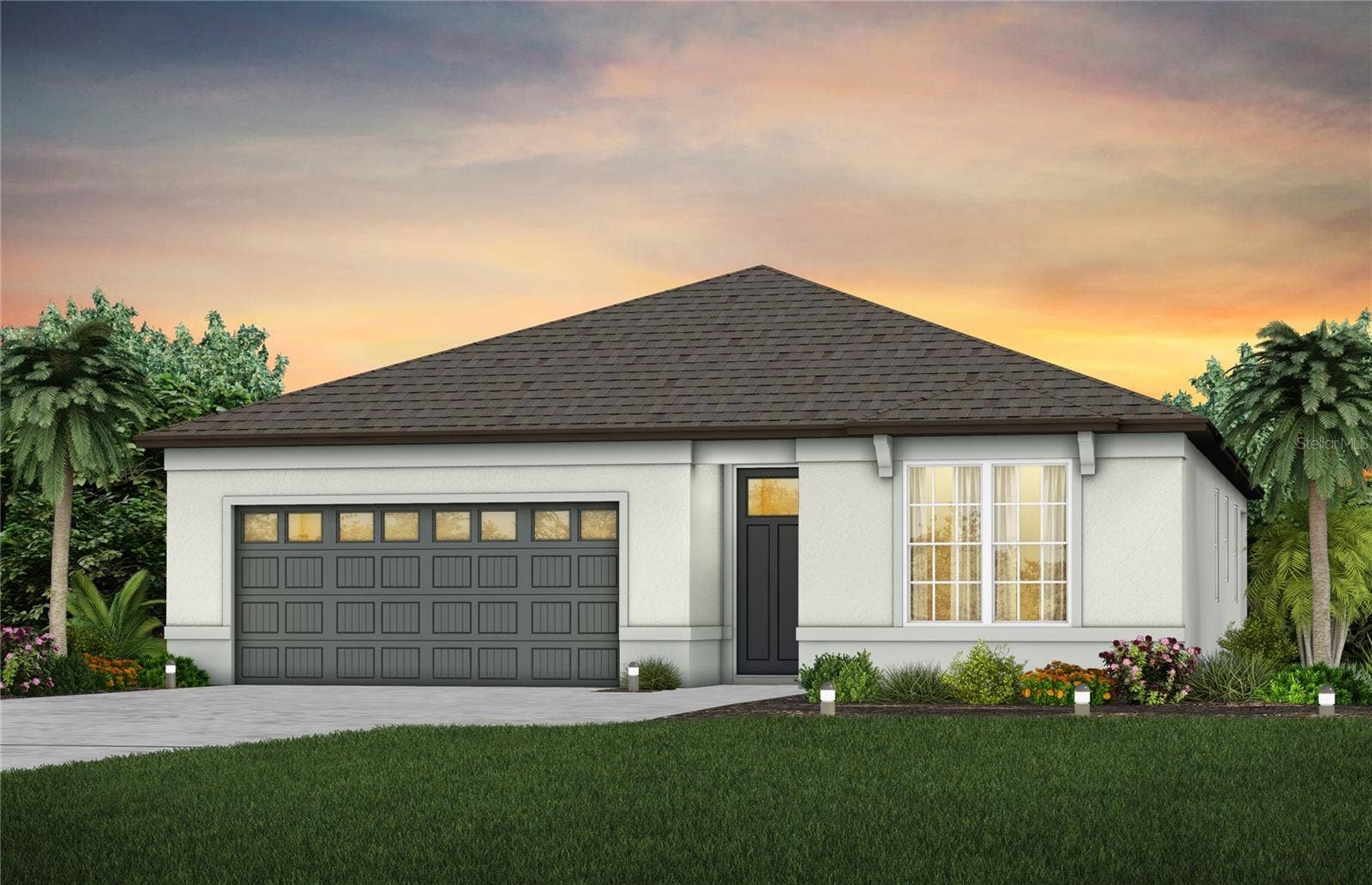 1799 RUBY LANE, Lake Alfred, FL 33850 Exterior Rendering, Elevation FM1