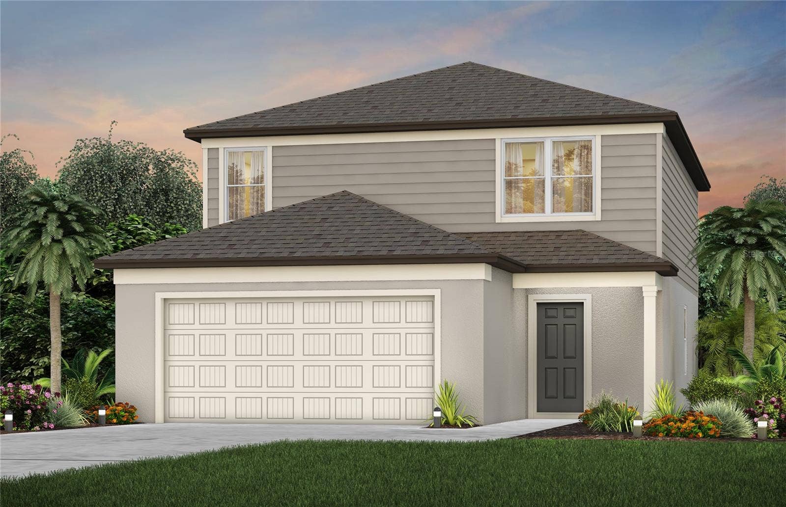 12233 TRANQUIL WATERS TERRACE, Parrish, FL 34219 Exterior Rendering, Elevation FM1