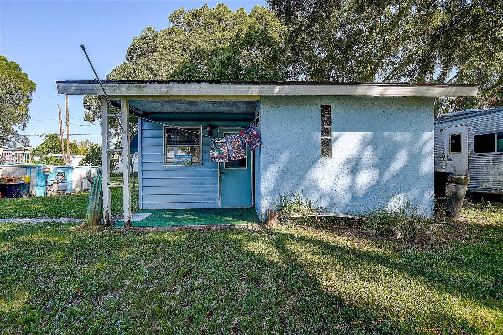 498 STREMMA ROAD, Largo, FL 33770 Cottage with 1 bedroom/living area and framed in bath with plumbing (needs finishing)