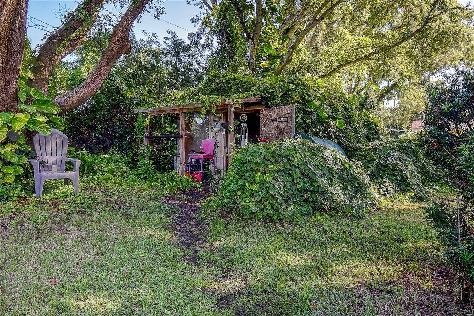 498 STREMMA ROAD, Largo, FL 33770 Barn Style Tuff Shed #1 - Man Cave with electric 12x12