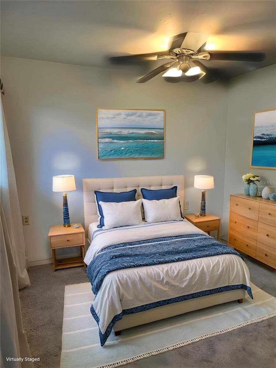 8425 112TH STREET, #206, Seminole, FL 33772 Virtually staged bedroom
