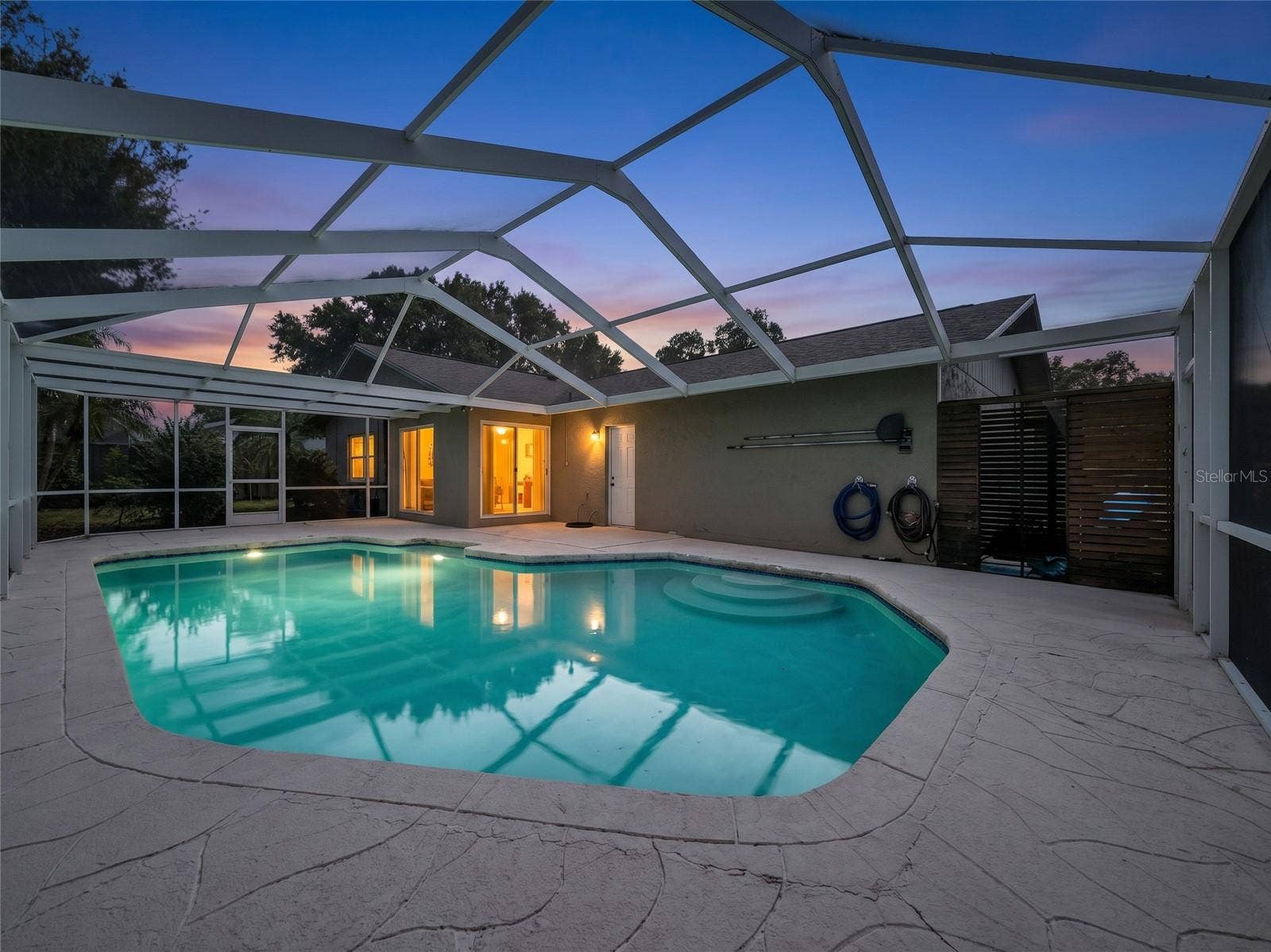 1852 SOURWOOD BOULEVARD, Dunedin, FL 34698 Outdoor Living Space and Pool Area