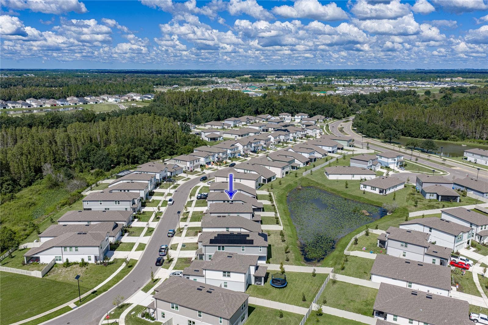 1076 KISTNA DRIVE, Zephyrhills, FL 33540 Arial Homesite