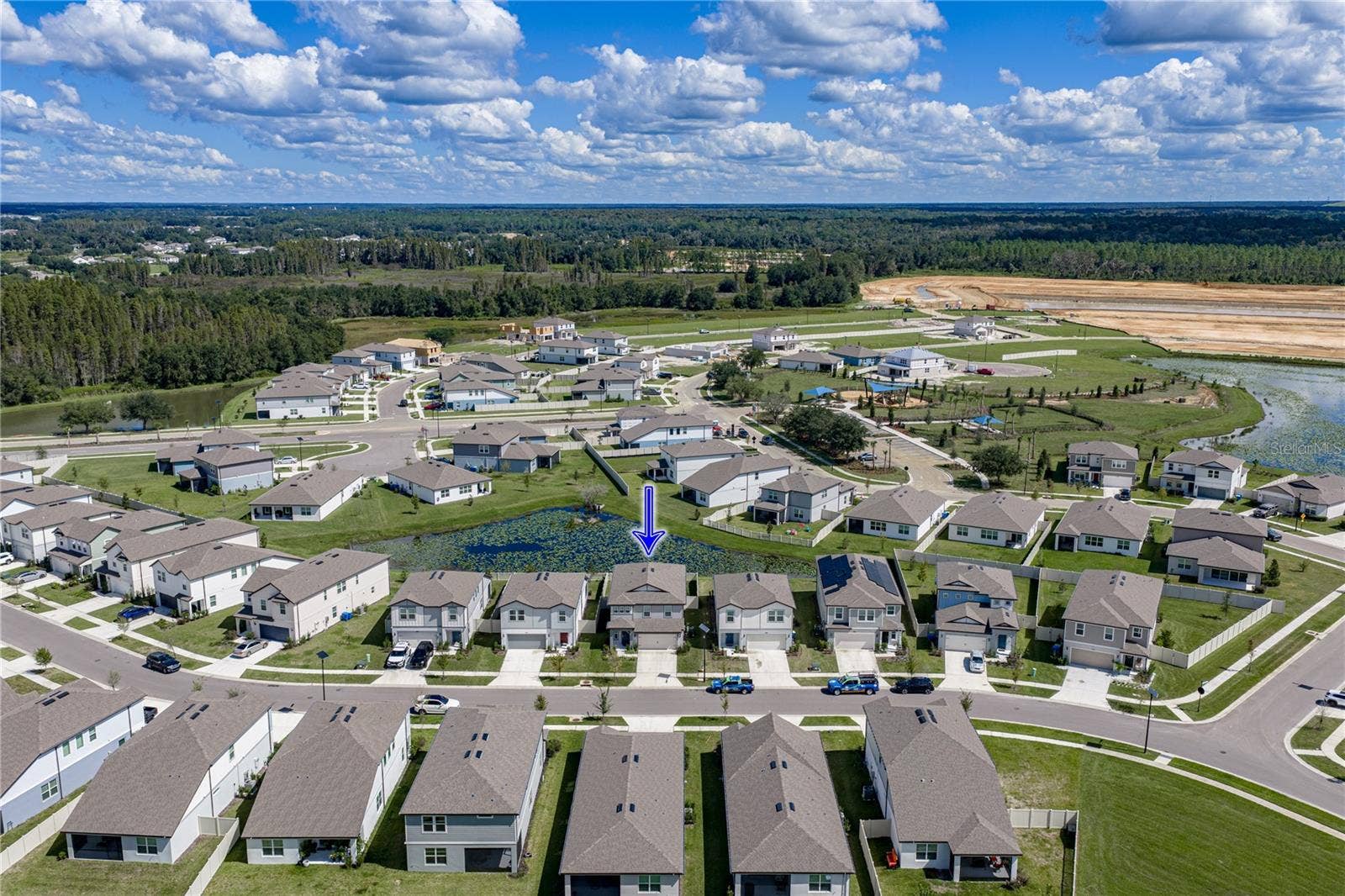 1076 KISTNA DRIVE, Zephyrhills, FL 33540 Arial Homesite