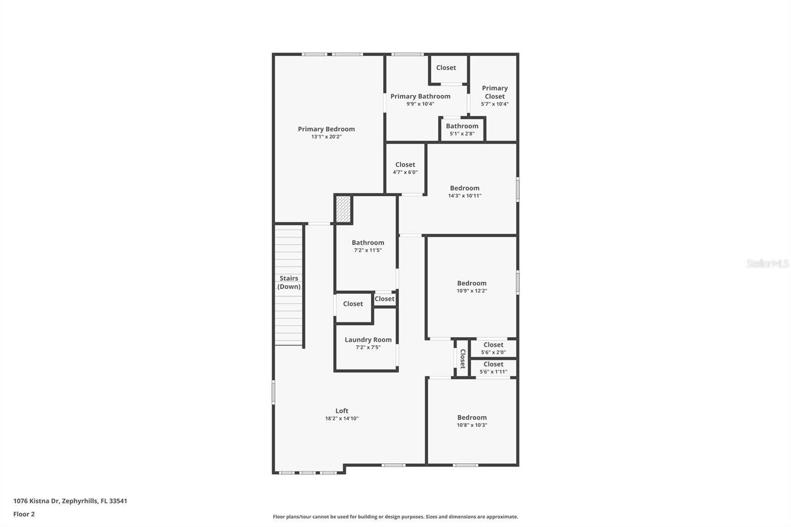 1076 KISTNA DRIVE, Zephyrhills, FL 33540 Floorplan