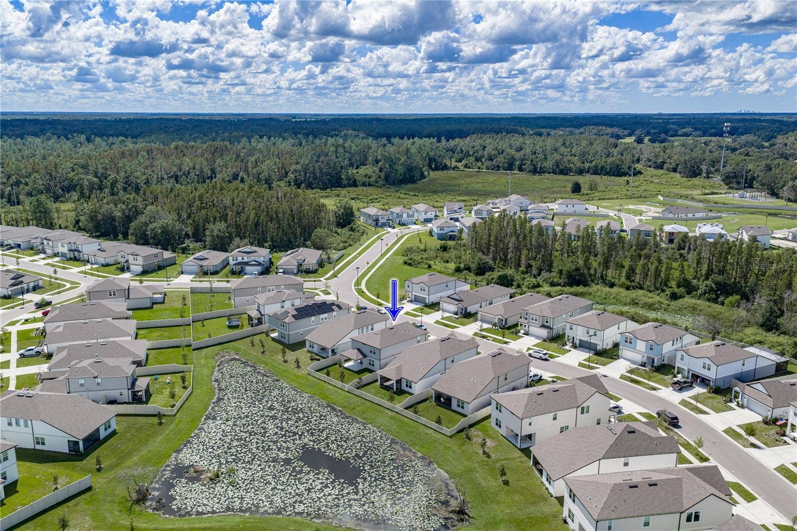 1076 KISTNA DRIVE, Zephyrhills, FL 33540 Arial Homesite
