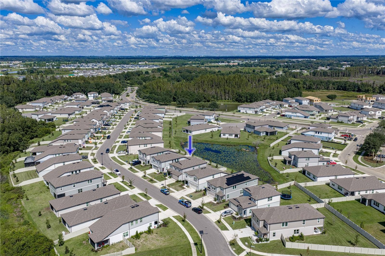 1076 KISTNA DRIVE, Zephyrhills, FL 33540 Arial Homesite