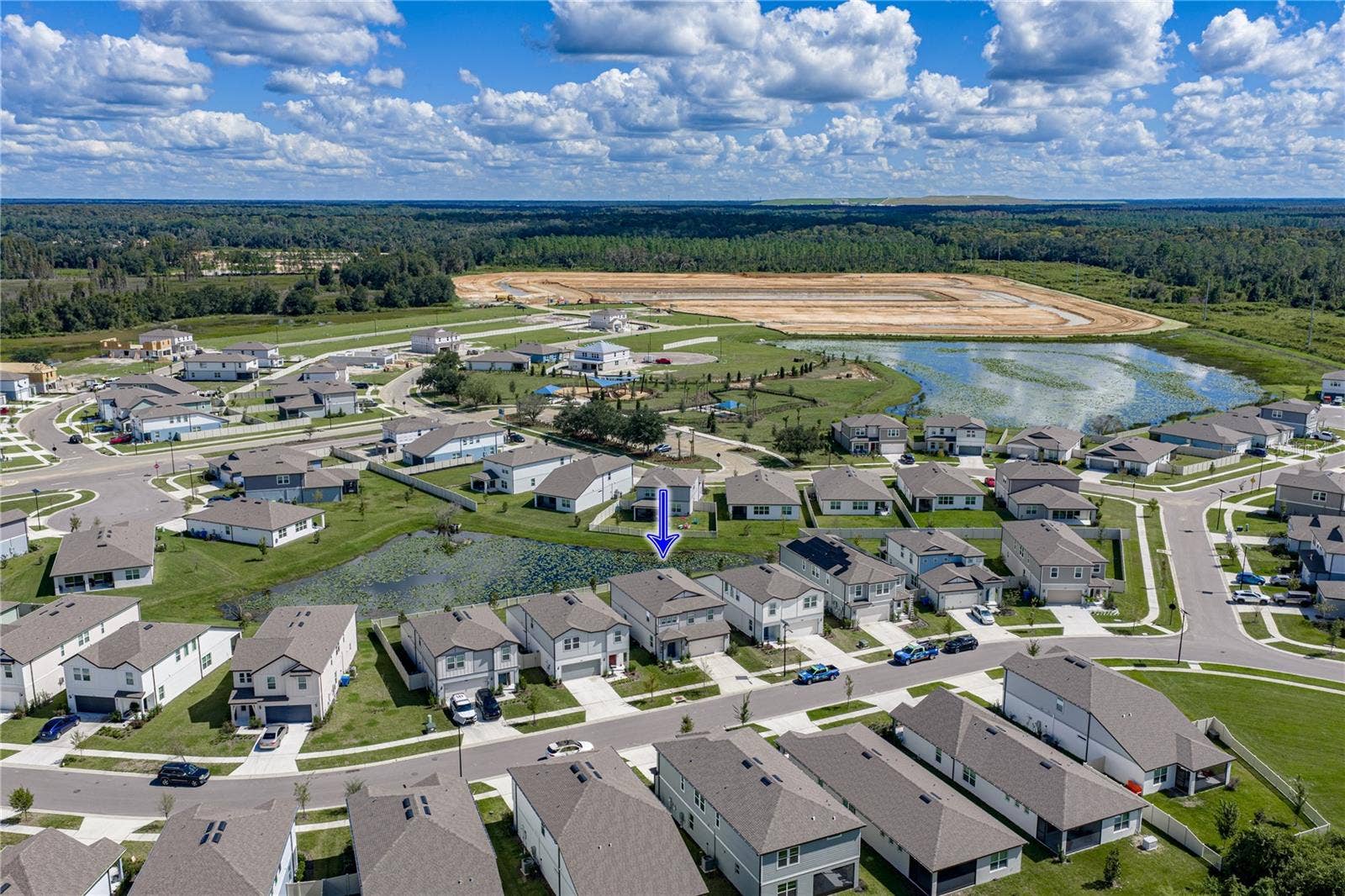 1076 KISTNA DRIVE, Zephyrhills, FL 33540 Arial Homesite
