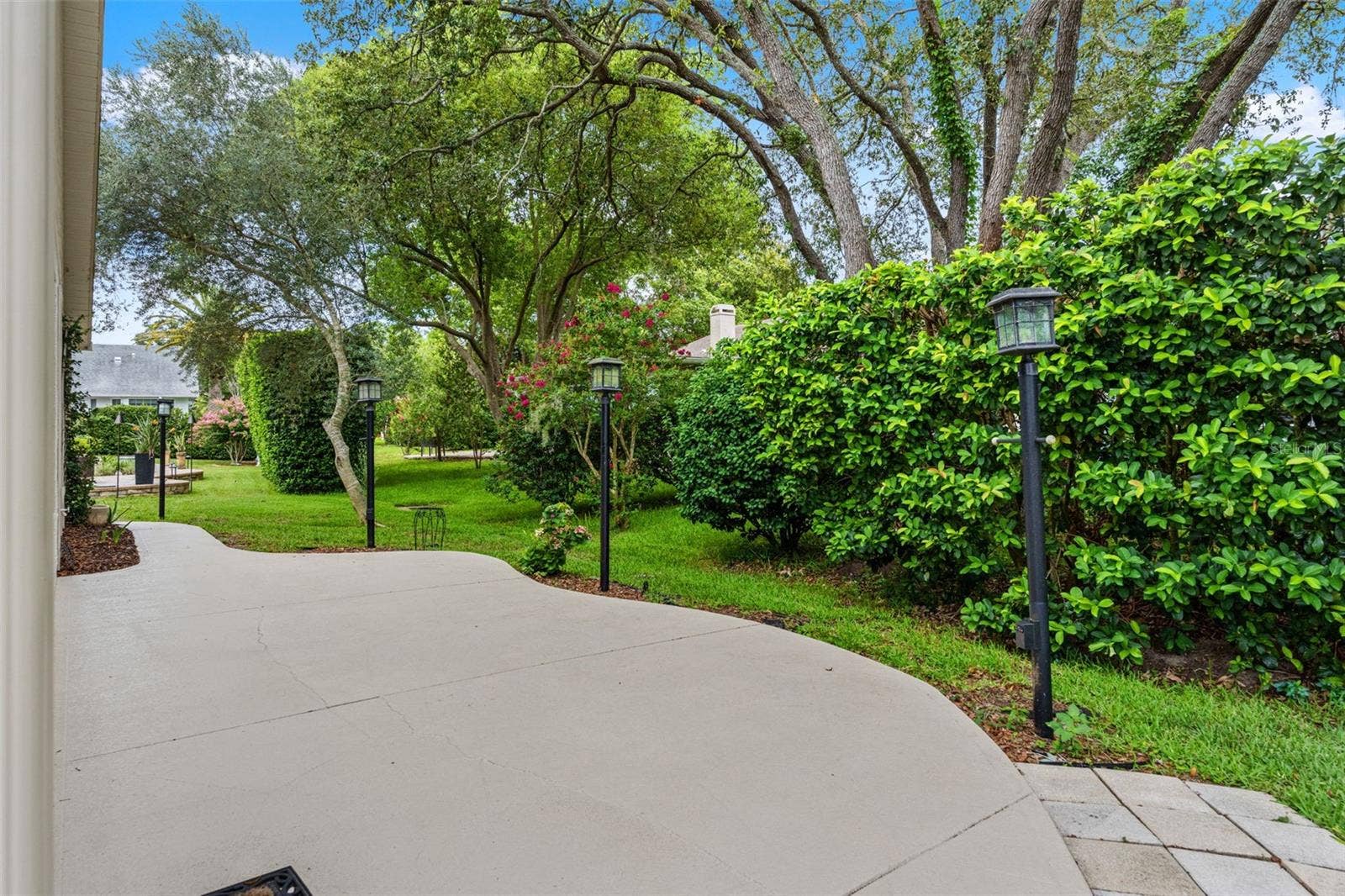 Back patio