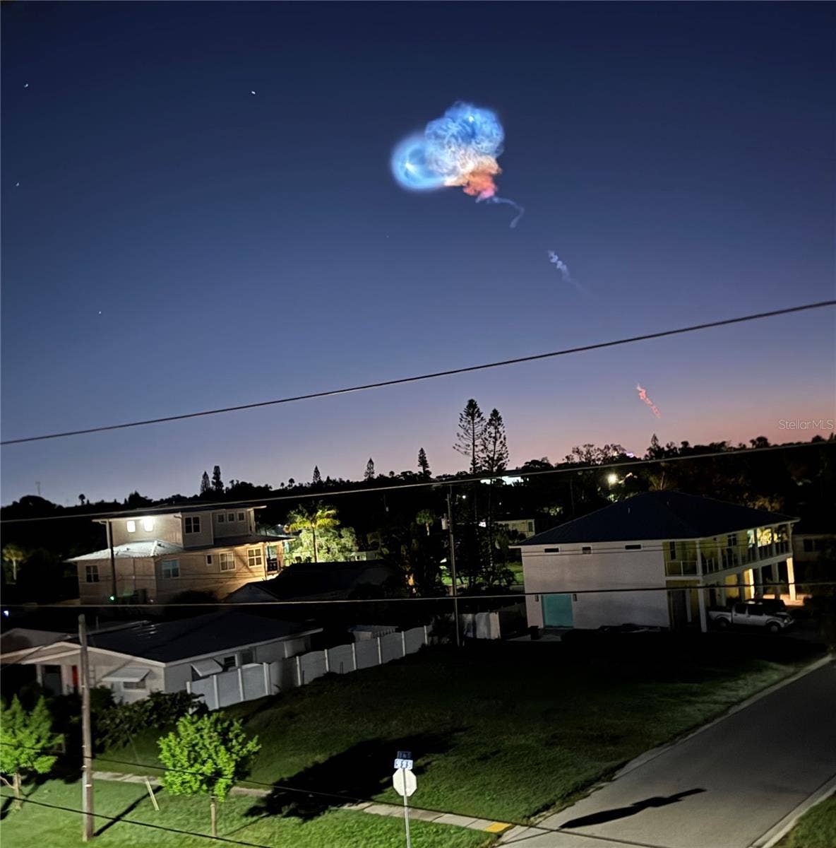 Florida Room View of Space X rocket launch 10/13/26