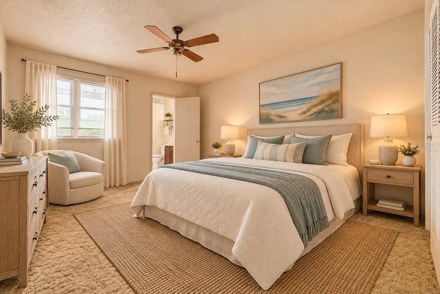 Virtually Staged - Primary Bedroom