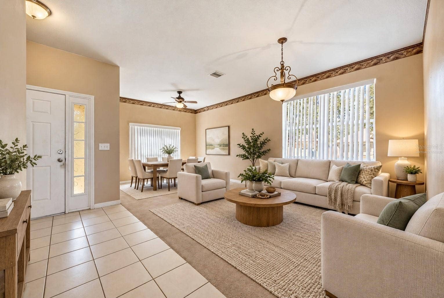 Living Room - Virtually Staged