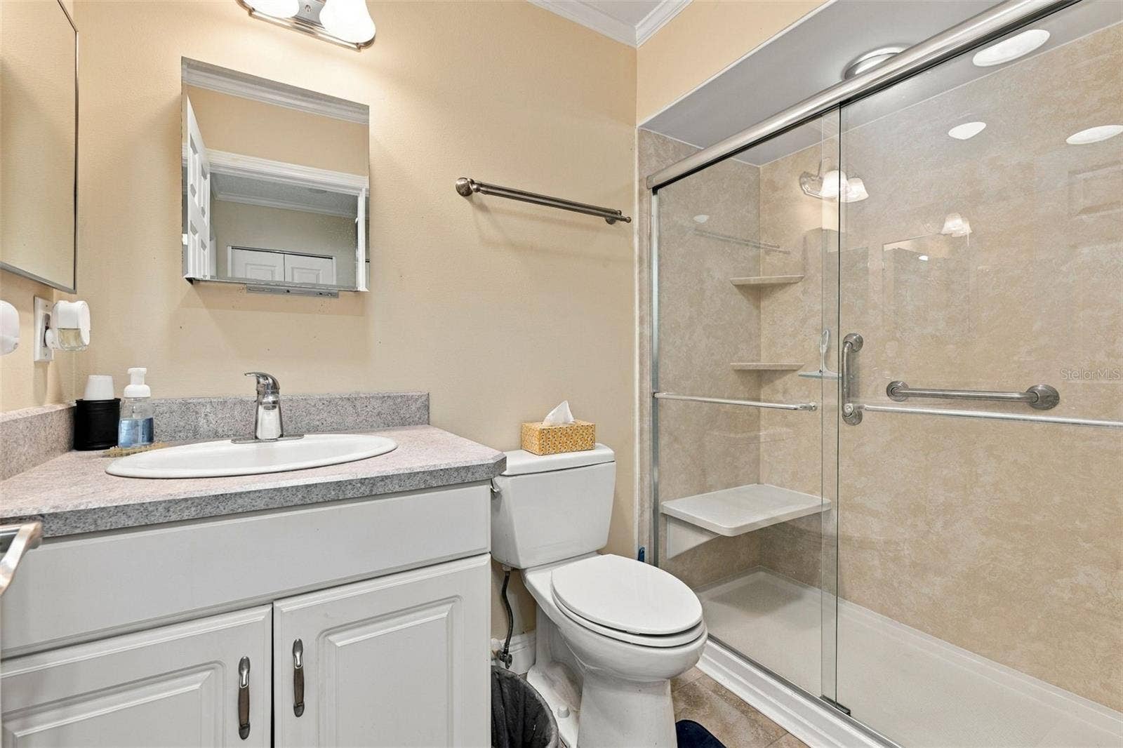 2519 LONIGAN PLACE, #287, Sun City Center, FL 33573 Guest Bathroom
