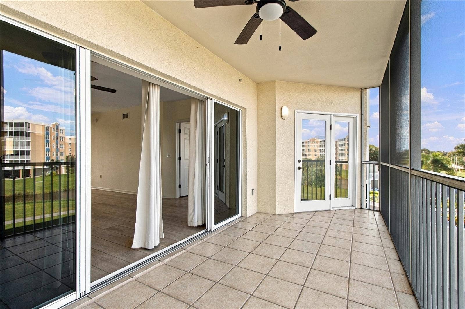 1200 COUNTRY CLUB DRIVE, #3202, Largo, FL 33771 Balcony from Living Room