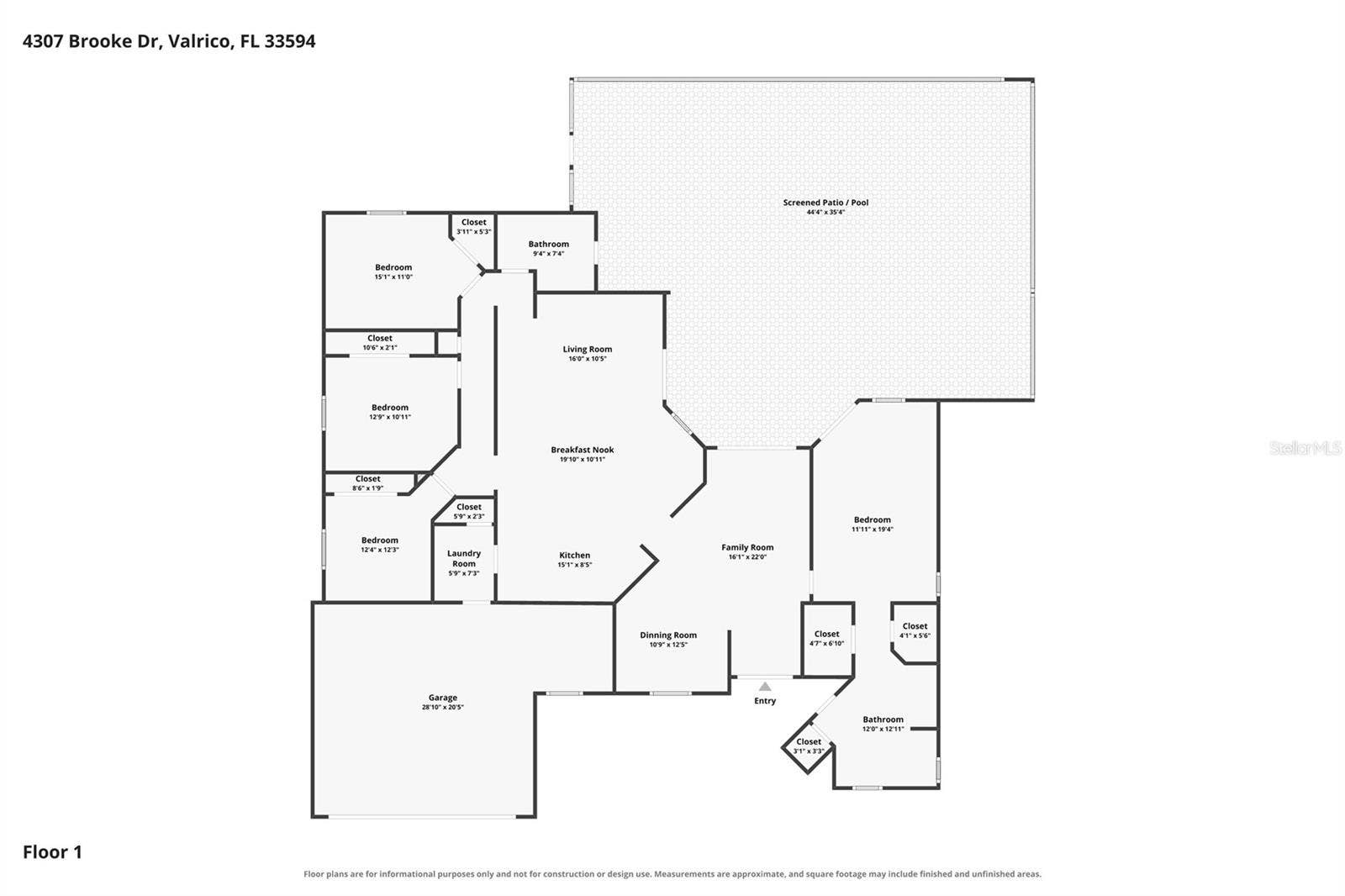 4307 BROOKE DRIVE, Valrico, FL 33594 4307 BROOKE DRIVE, Valrico, FL 33594