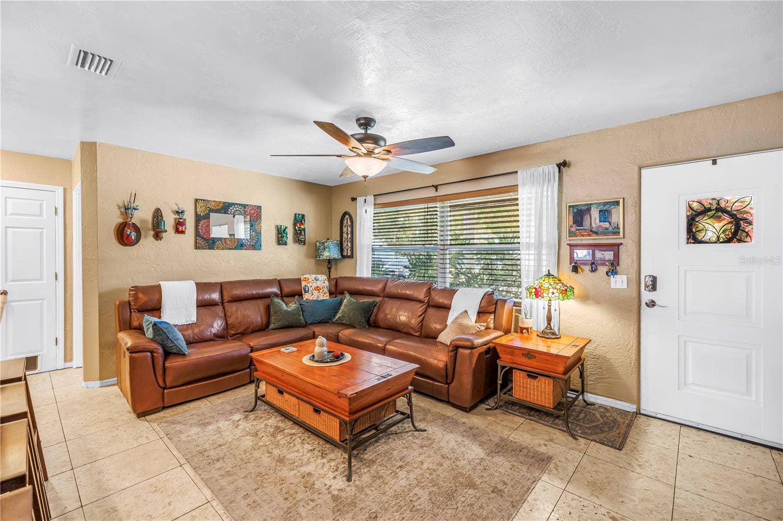 Living room inside front entry