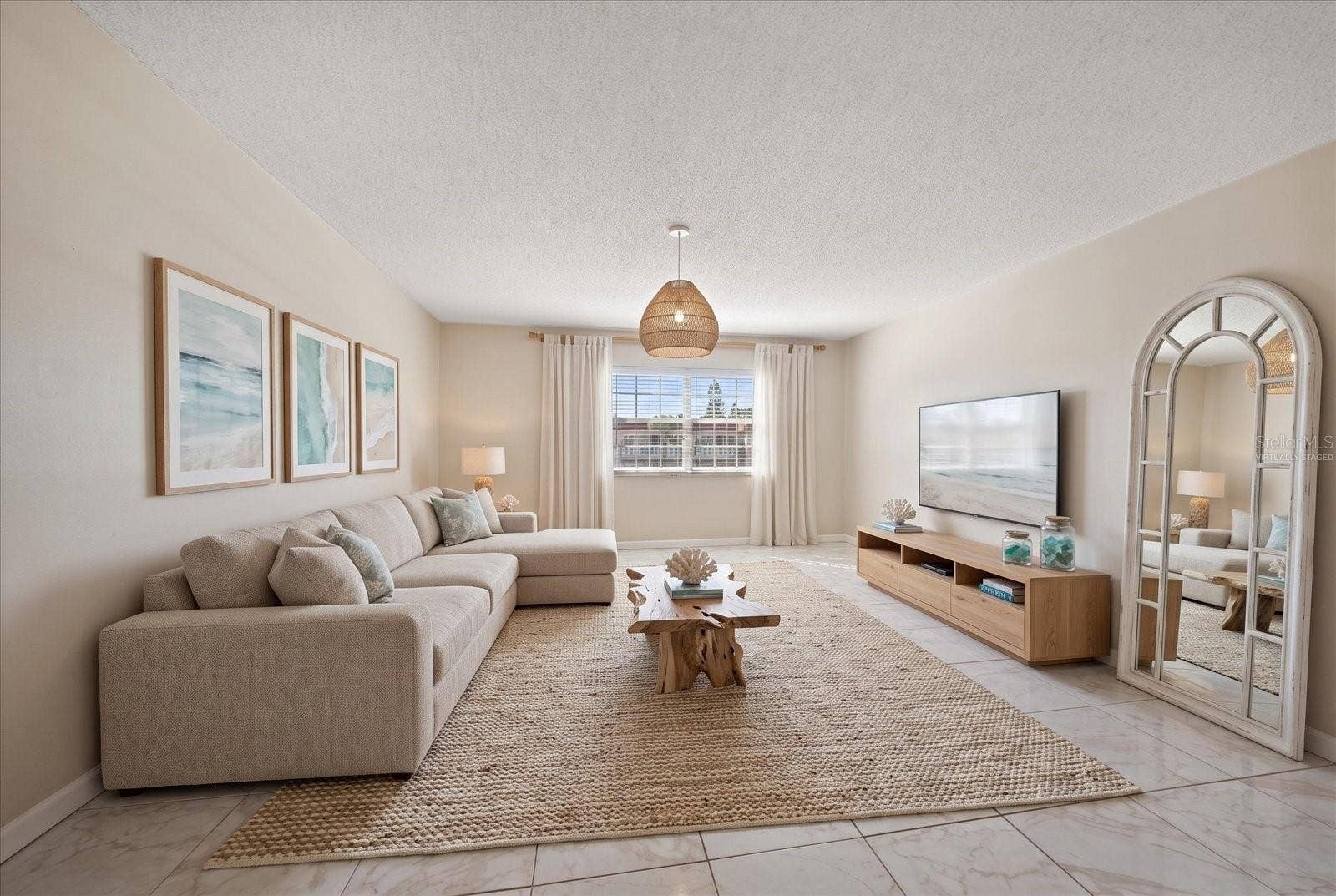 1706 BELLEAIR FOREST DRIVE, #238, Belleair, FL 33756 Living room virtually staged