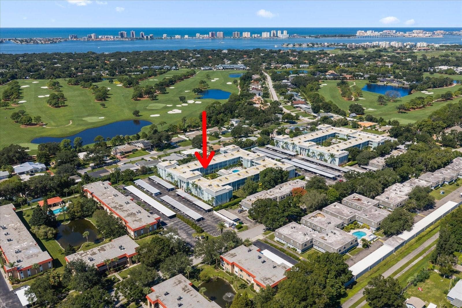1706 BELLEAIR FOREST DRIVE, #238, Belleair, FL 33756 Aerial of condo location