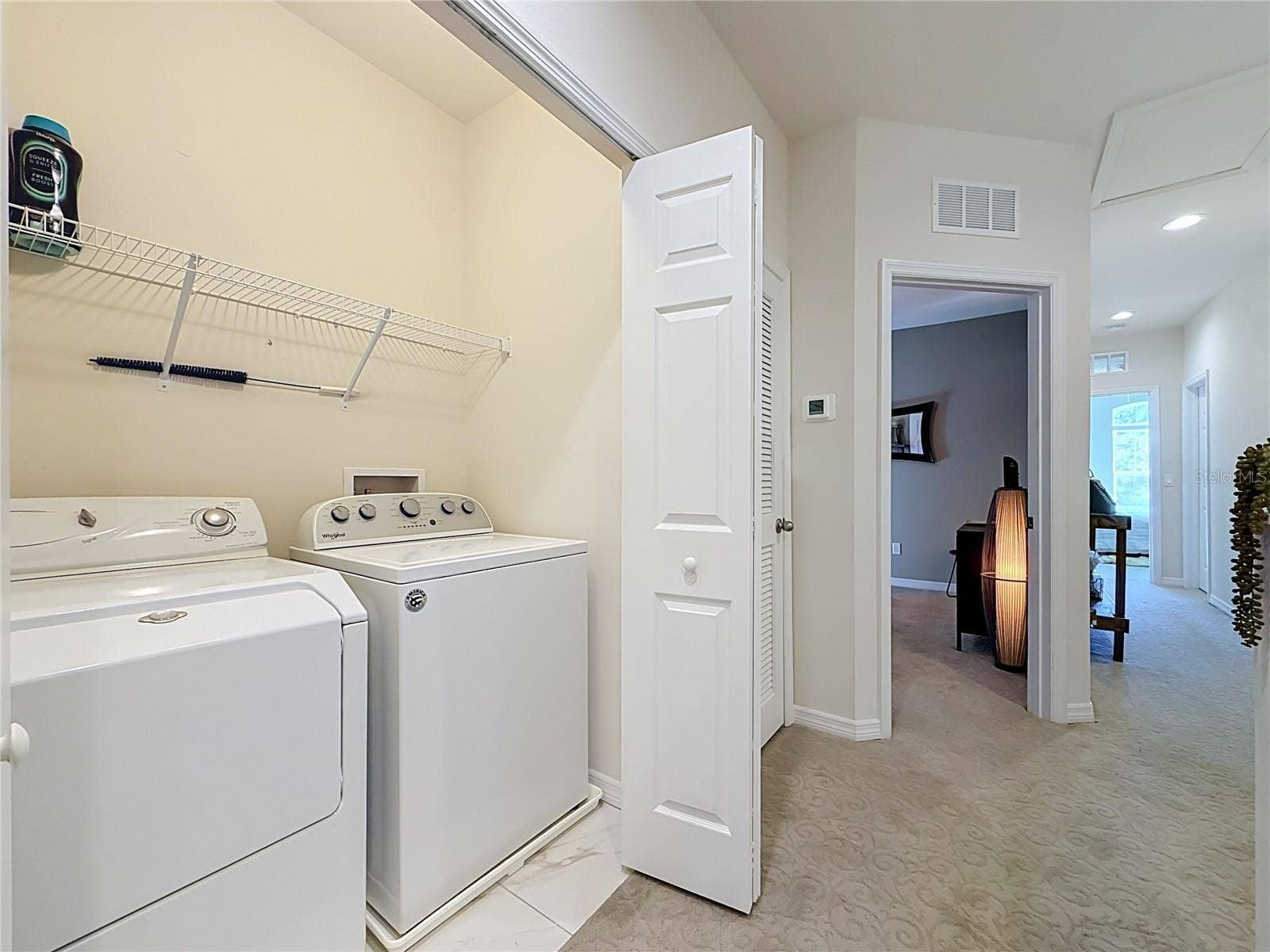 2270 MONTVIEW DRIVE, Clearwater, FL 33763 INSIDE LAUNDRY CLOSET with WASHER AND DRYER INCLUDED