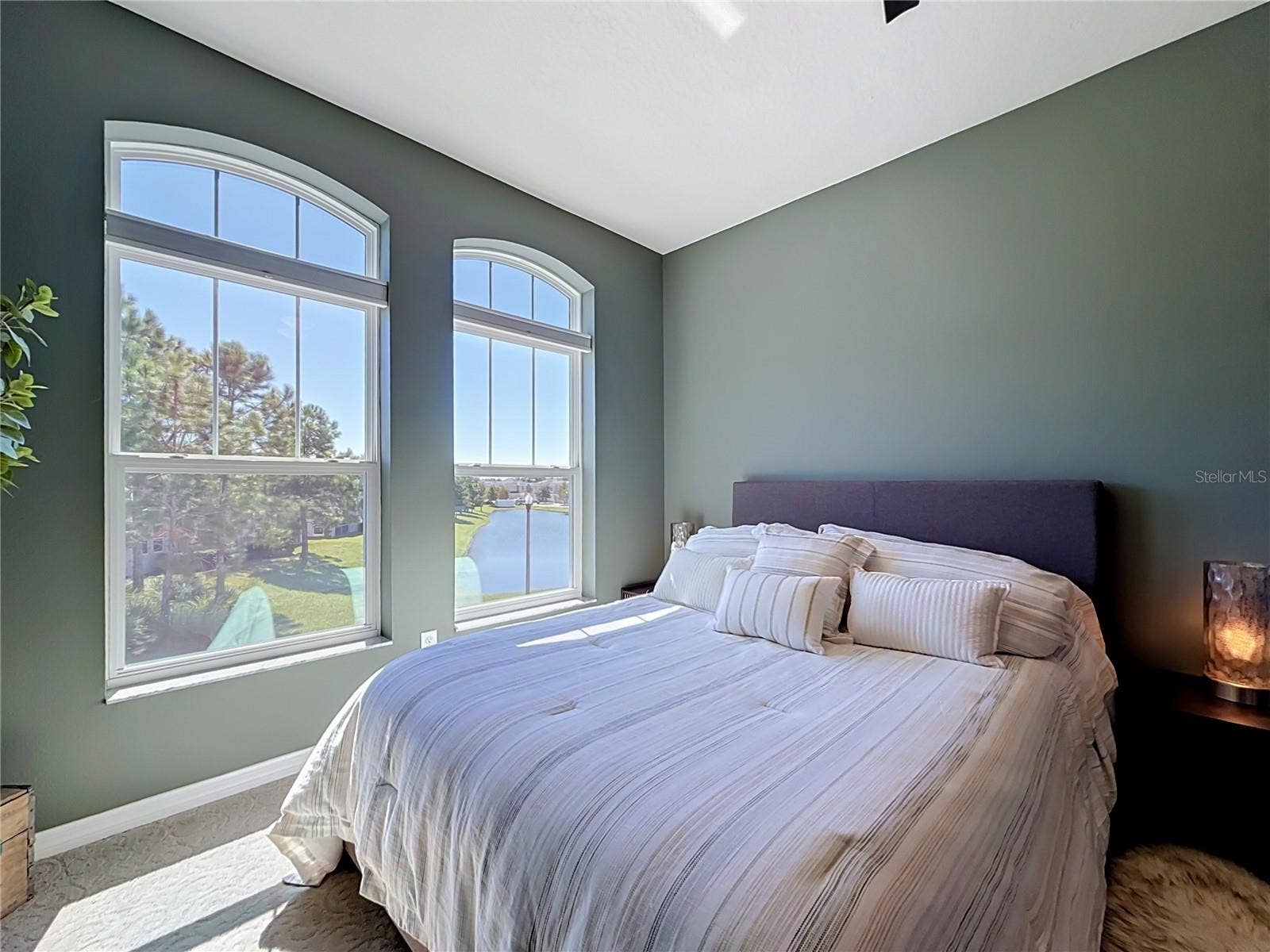 2270 MONTVIEW DRIVE, Clearwater, FL 33763 2nd Bedroom with beautiful pond view