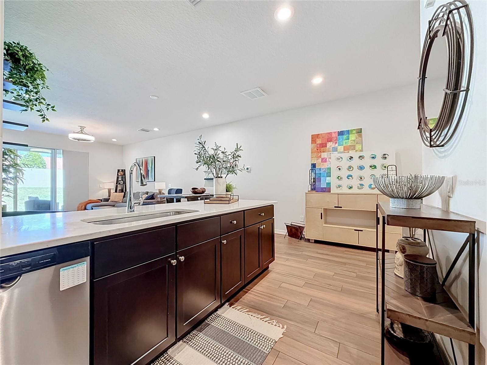 2270 MONTVIEW DRIVE, Clearwater, FL 33763 The seamless flow between the kitchen, living, and dining areas makes entertaining a breeze